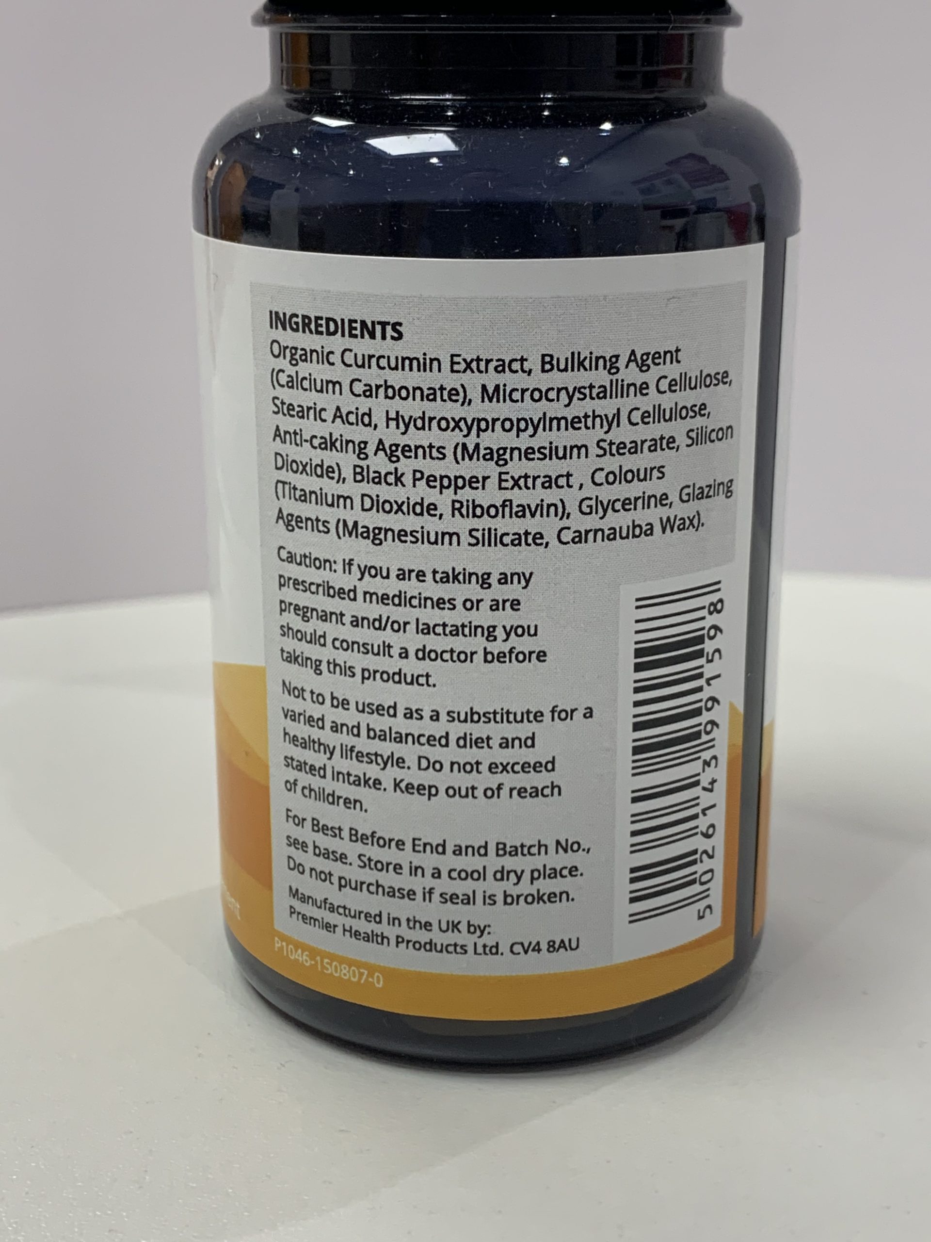 High Potency Turmeric 10,000mg (475mg pure) Tablets- with added Bioprene. - Image 2